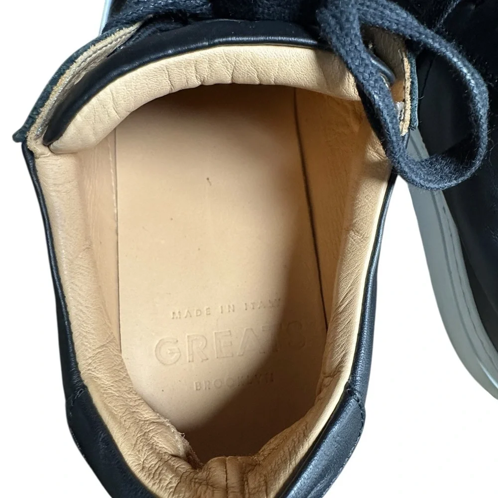Greats Black Leather Men's Sneakers